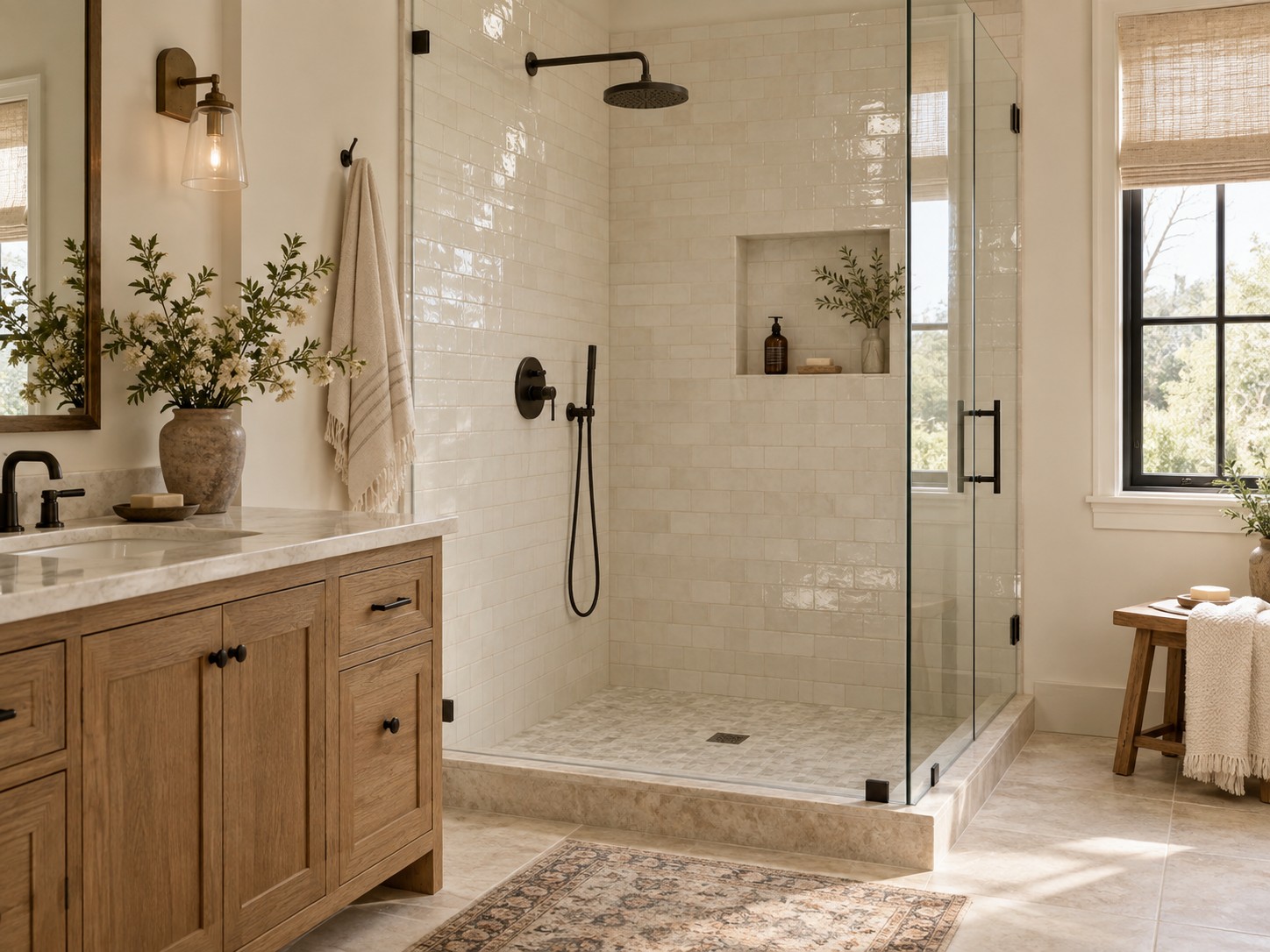 Modern farmhouse bathroom inspiration